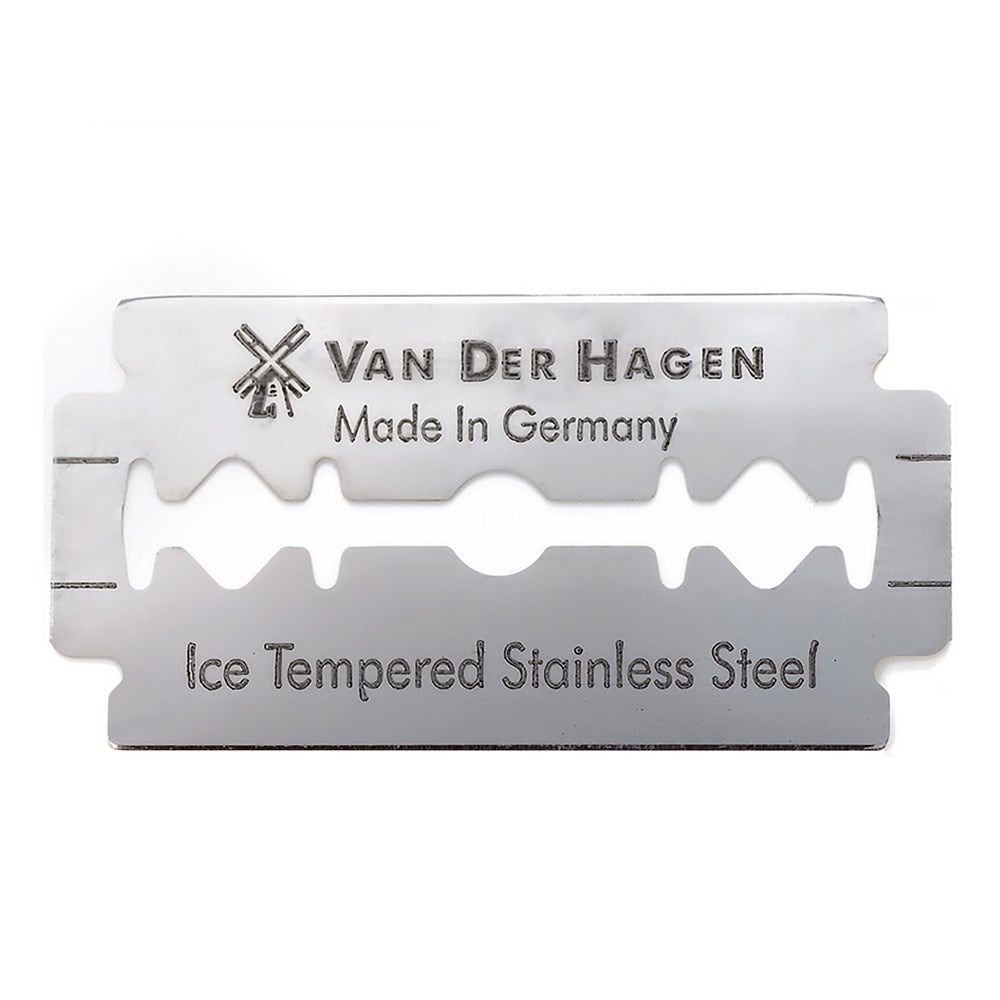 VAN DER HAGEN Ice Tempered Stainless Steel Razor Blades (5