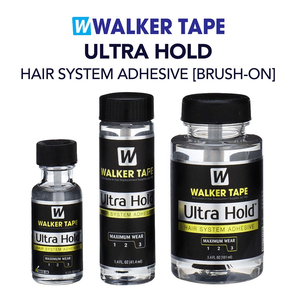Walker Tape Ultra-Hold Hair System , Brush On Adhesive, 0.5oz