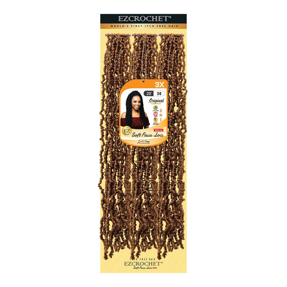 EZBRAID Ezcrochet 3X Soft Faux Locs Braid (20inch)