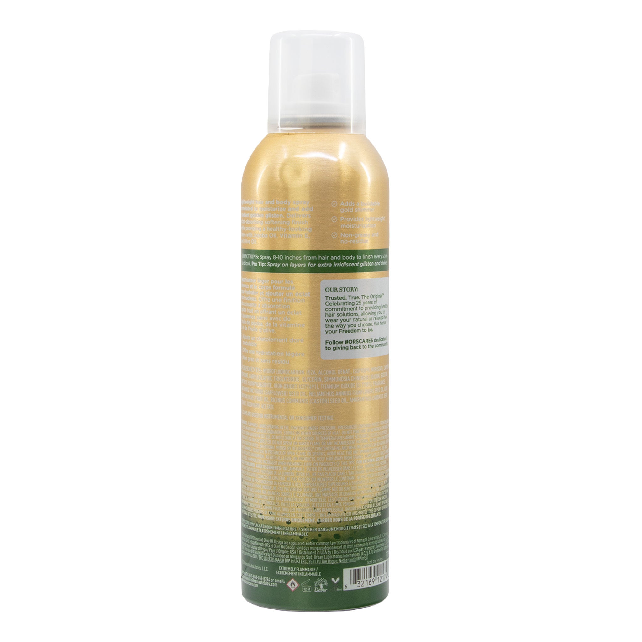 ORS Olive Oil 24K Golden Glistening Hair & Body Spray (5oz)