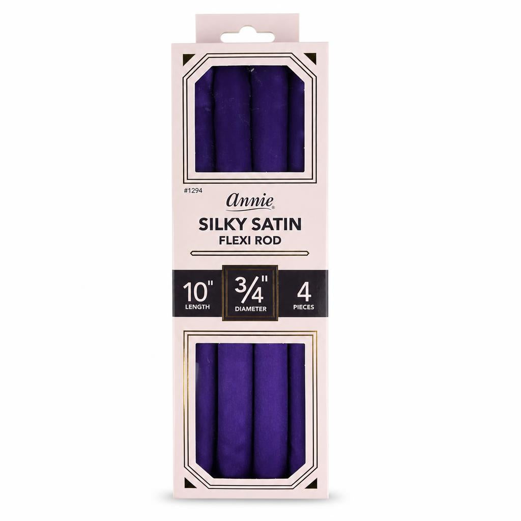 ANNIE Silky Satin Flexi Rod (10inch) - 3/4" Diameter 5ct