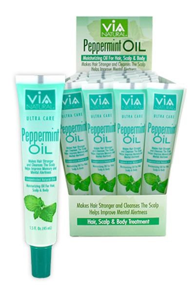 VIA NATURAL Peppermint Oil Treatment Tube (1.5oz)