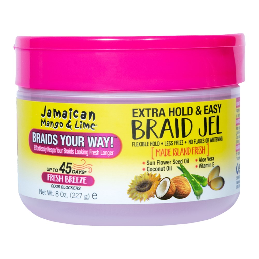 JAMAICAN MANGO & LIME Braids Your Way Braid Jel (8oz)