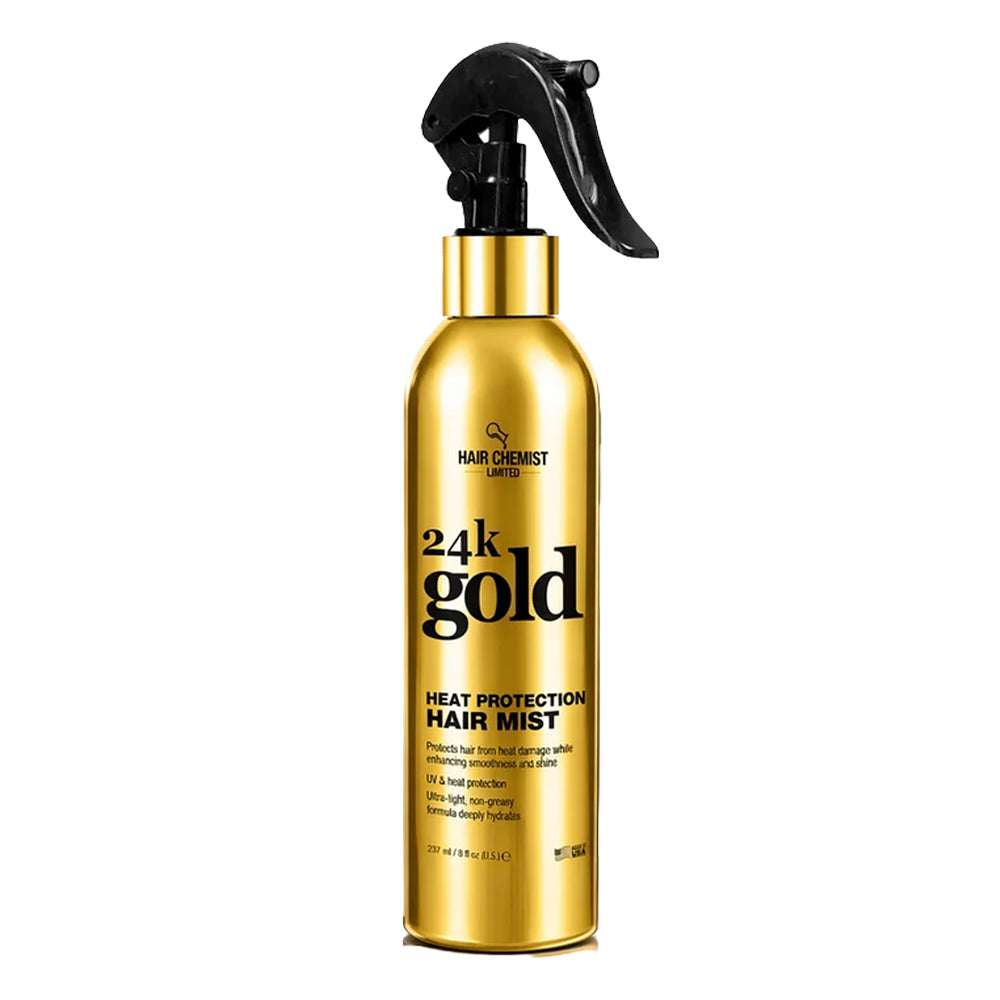 HAIR CHEMIST LIMITED 24k Gold Heat Protection Mist (8 oz)