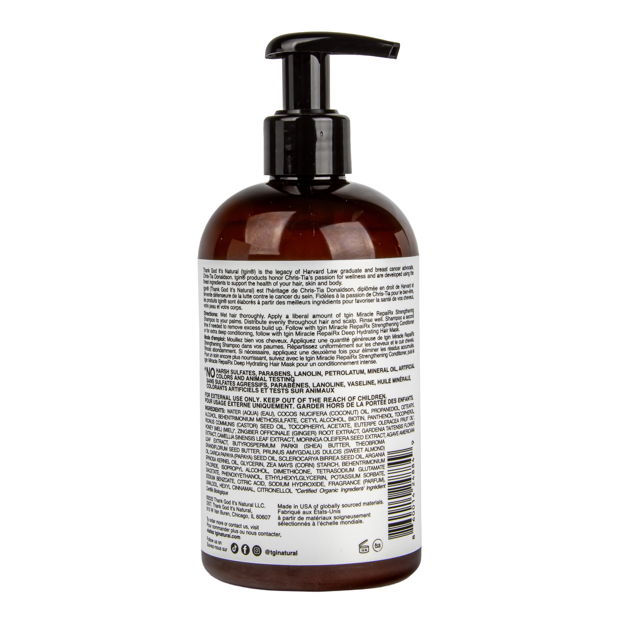 TGIN MIRACLE REPAIRX Strengthening Conditioner (12oz)