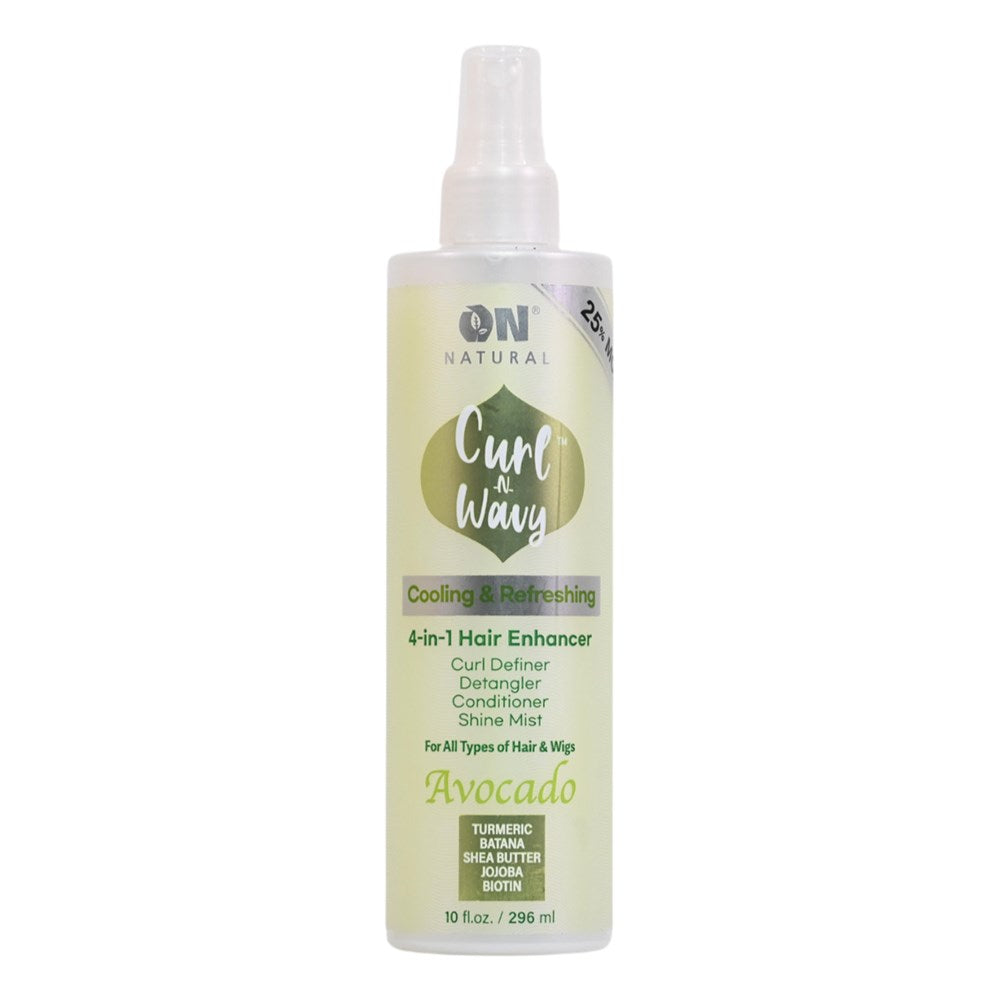 ON NATURAL Curl & Wavy Avocado 4-In-1 Enhancer Conditioner & Detangler