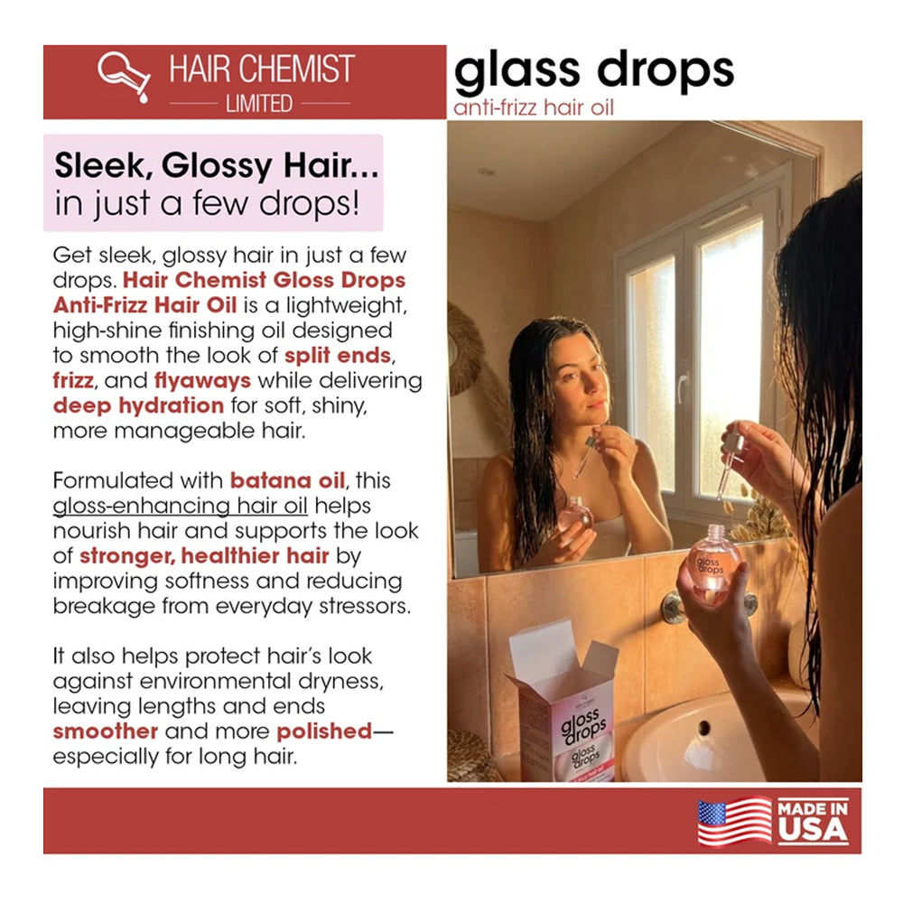 HAIR CHEMIST LIMITED Gloss Drops Anti Frizz Hair Oil (100 ml)