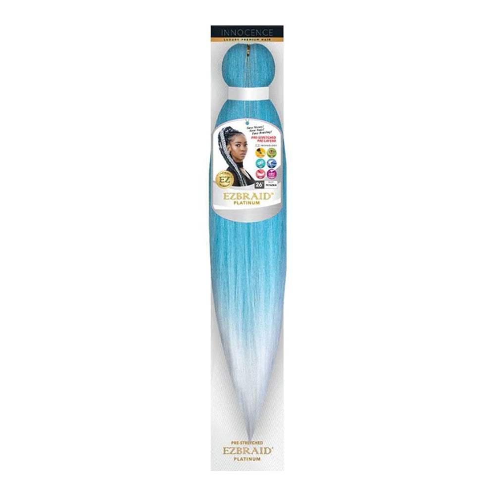 EZBRAID Platinum 2-Tone Color Pre-Stretched Braid (26inch)