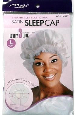 MAGIC COLLECTION Satin Sleep Cap [Large]