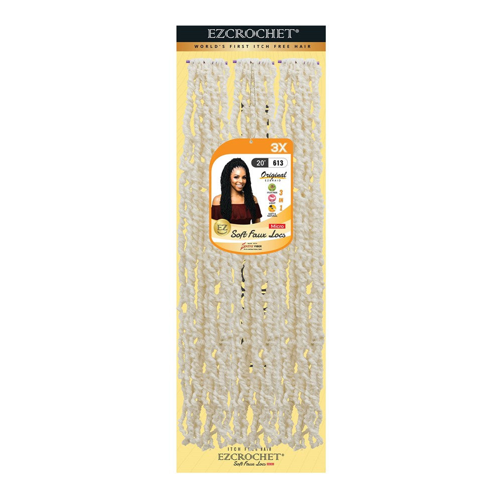 EZBRAID Ezcrochet 3X Soft Faux Locs Braid (20inch)
