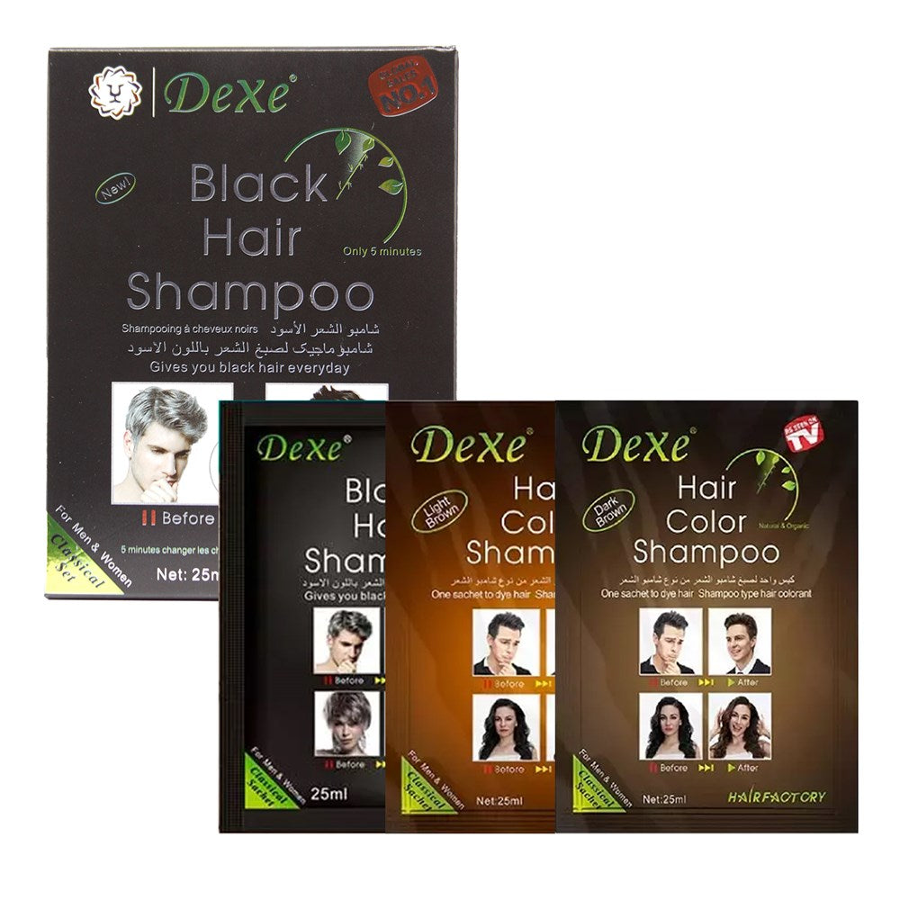 DEXE Hair Color Shampoo 25ml (10packettes/box)