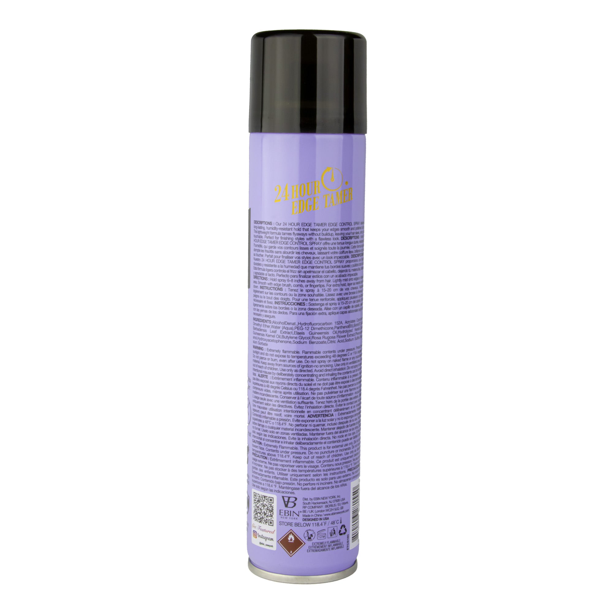 EBIN 24 Hour Tamer Edge Control Spray