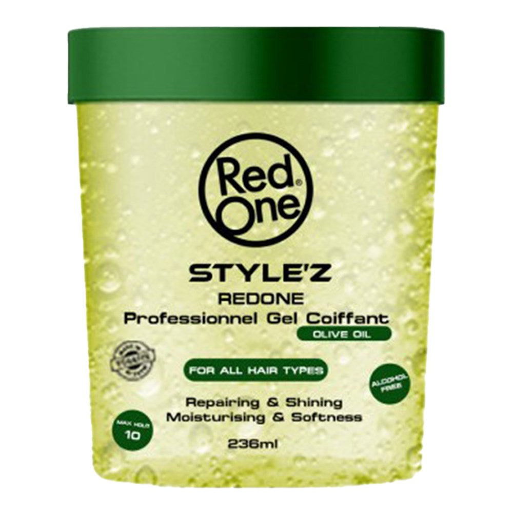 RED ONE Style'Z Professional Hair Gel [Olive Oil] - Aone Beauty Supply Online Store