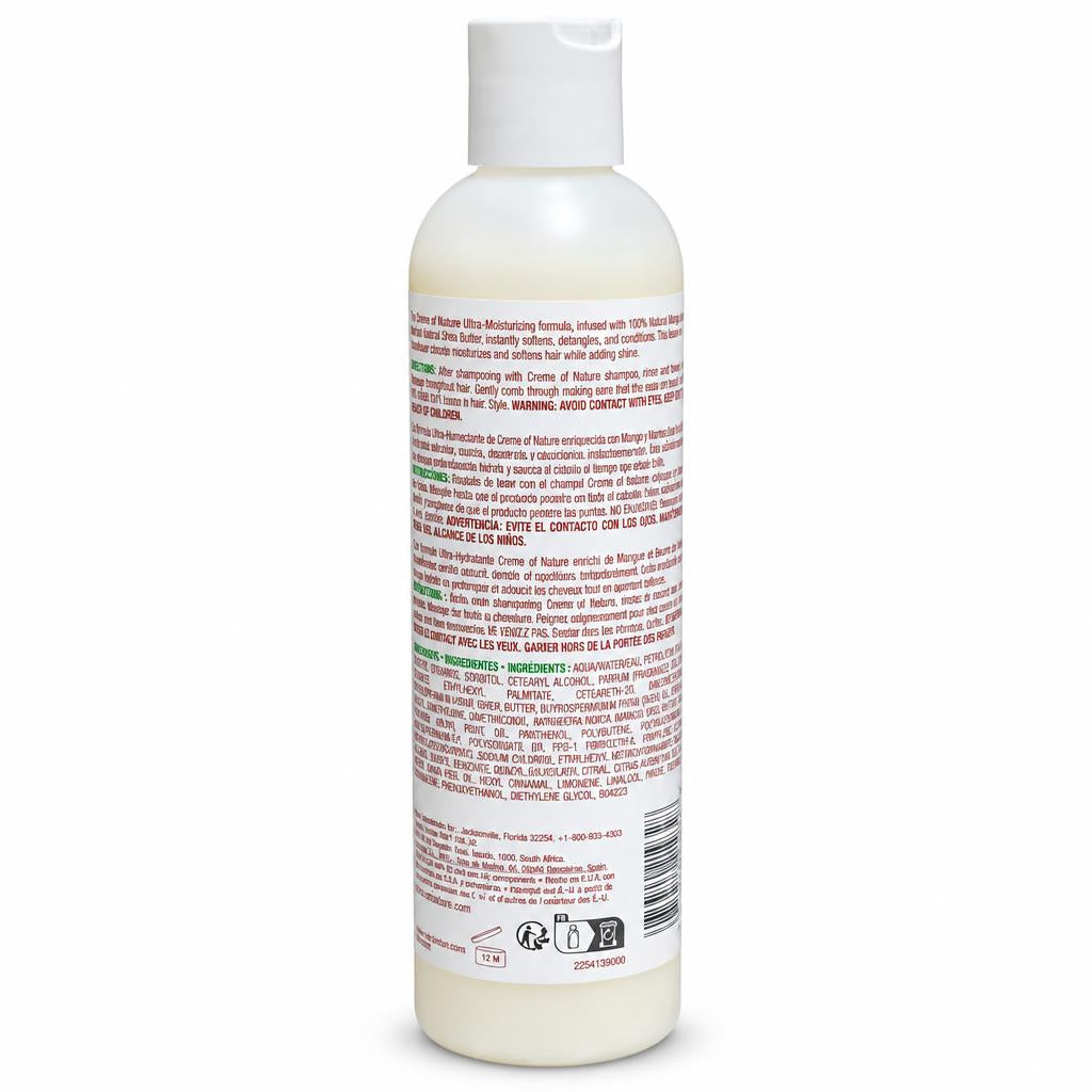 A white plastic bottle of hair developer (pH 12) with a white cap, showing the detailed Spanish product instructions and ingredients on the back label.