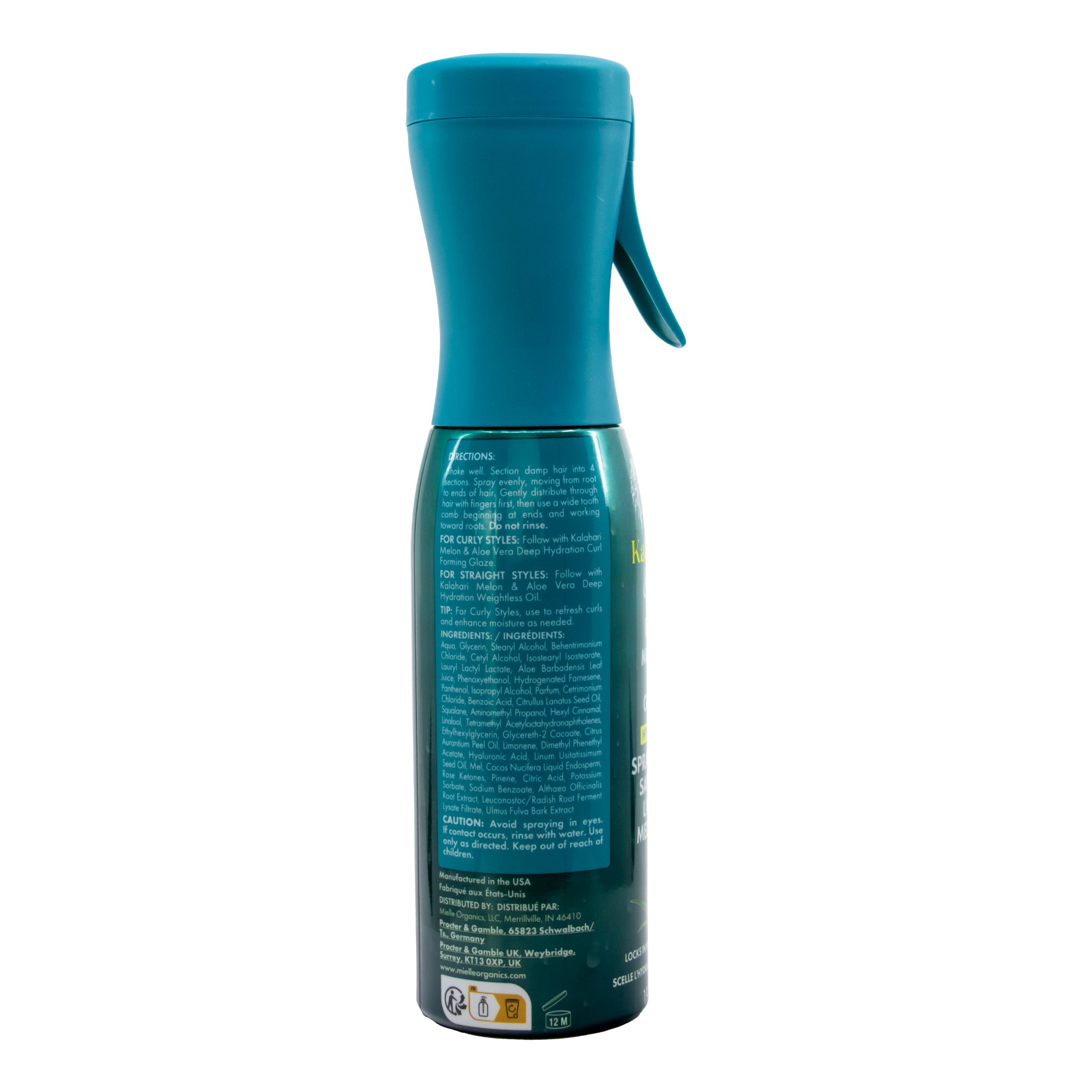 MIELLE Kalahari Melon & Aloe Vera Deep Hydration Multi Tasking Leave In Conditioner (6.7oz)