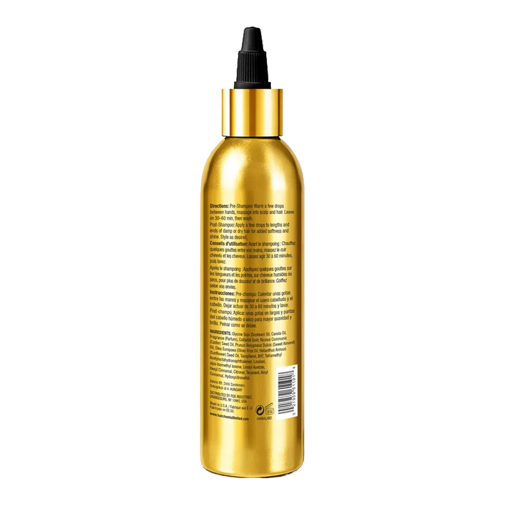 HAIR CHEMIST LIMITED 24k Gold Glossing Hair Oil (8 oz)