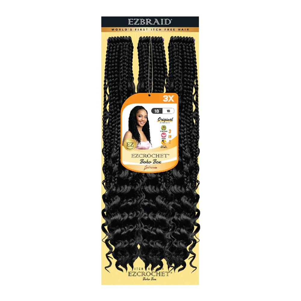 EZBRAID Ezcrochet 3X Boho Box Braid (18inch)