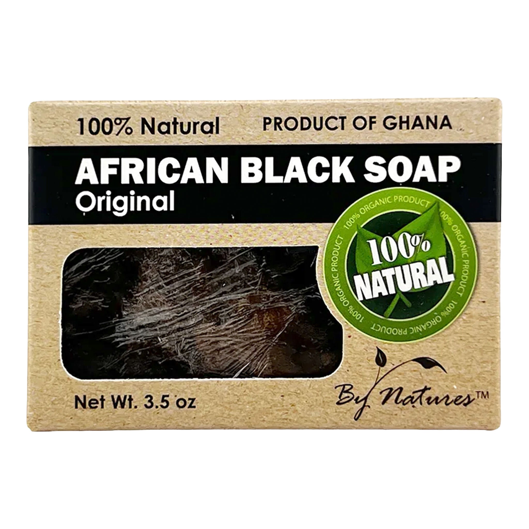 BY NATURES African Black Soap (3.5oz)
