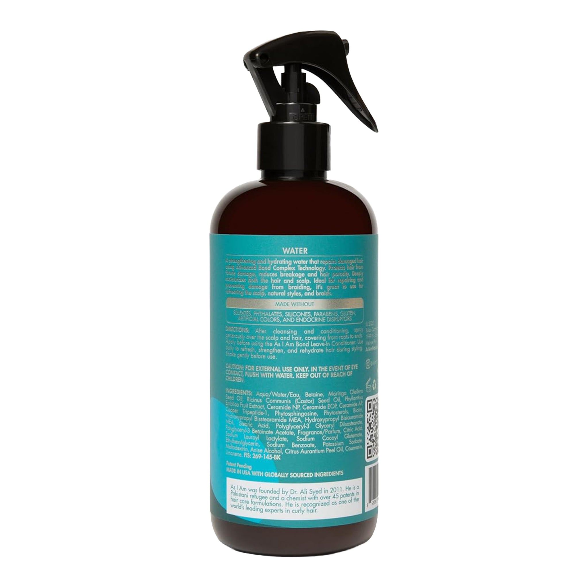 AS I AM Bond Water (16oz)