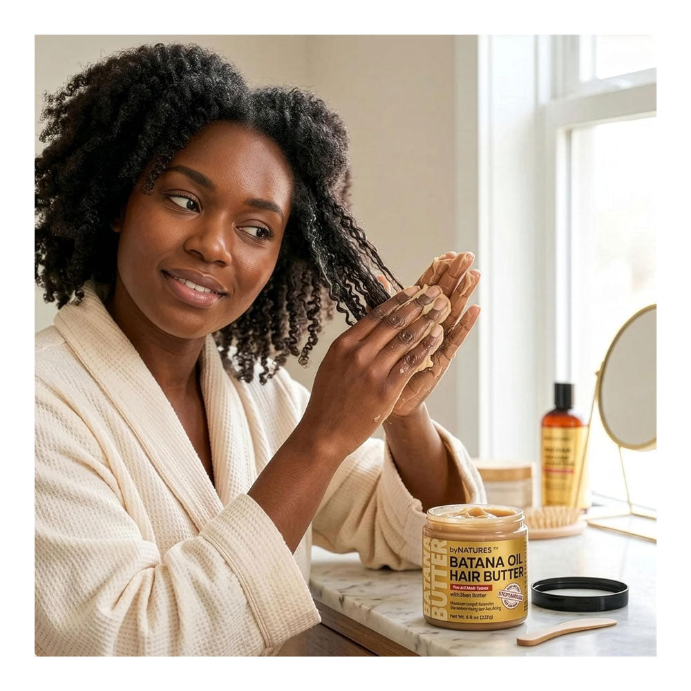 BY NATURES Batana Hair Butter (8oz)