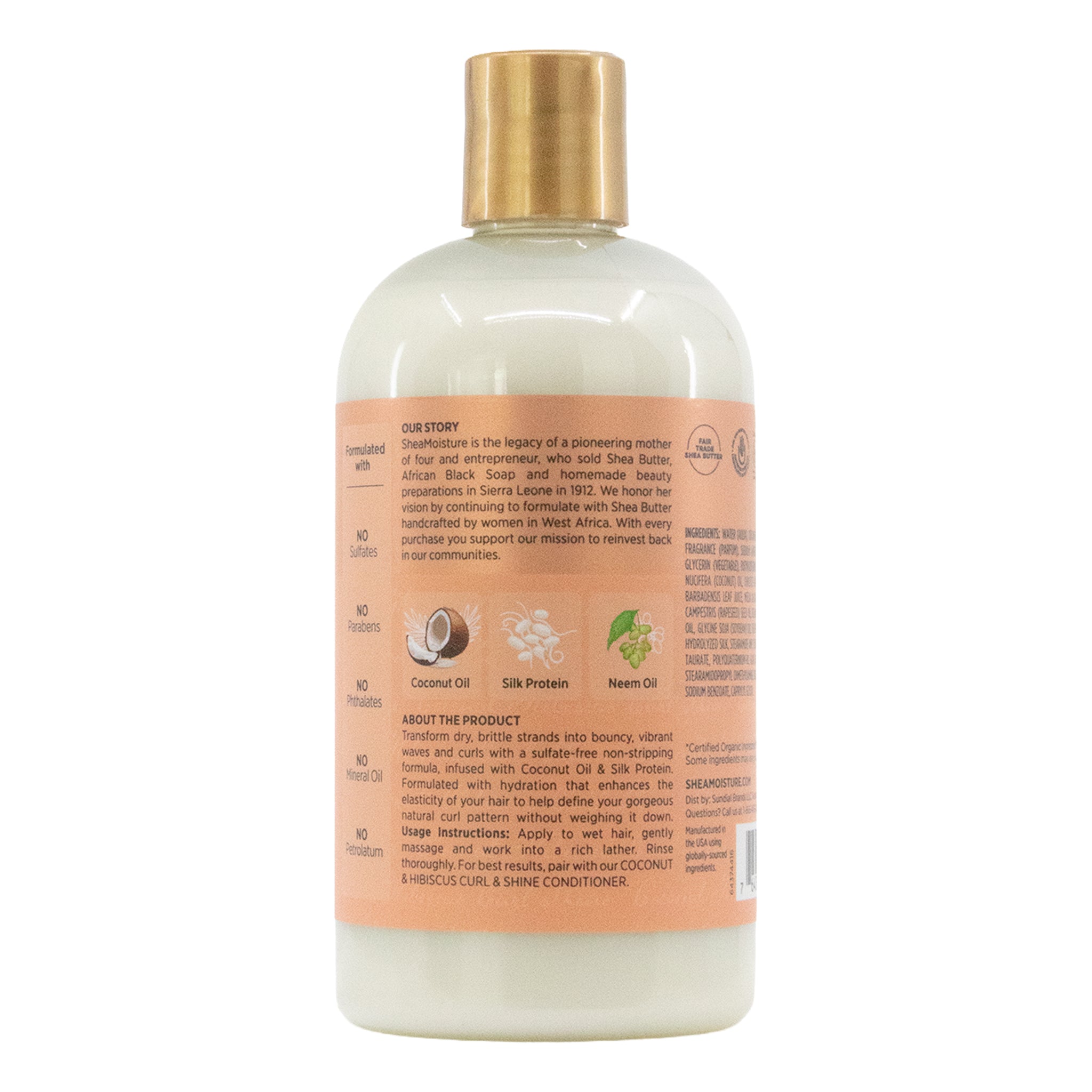 SHEA MOISTURE Coconut & Hibiscus Curl & Shine Shampoo