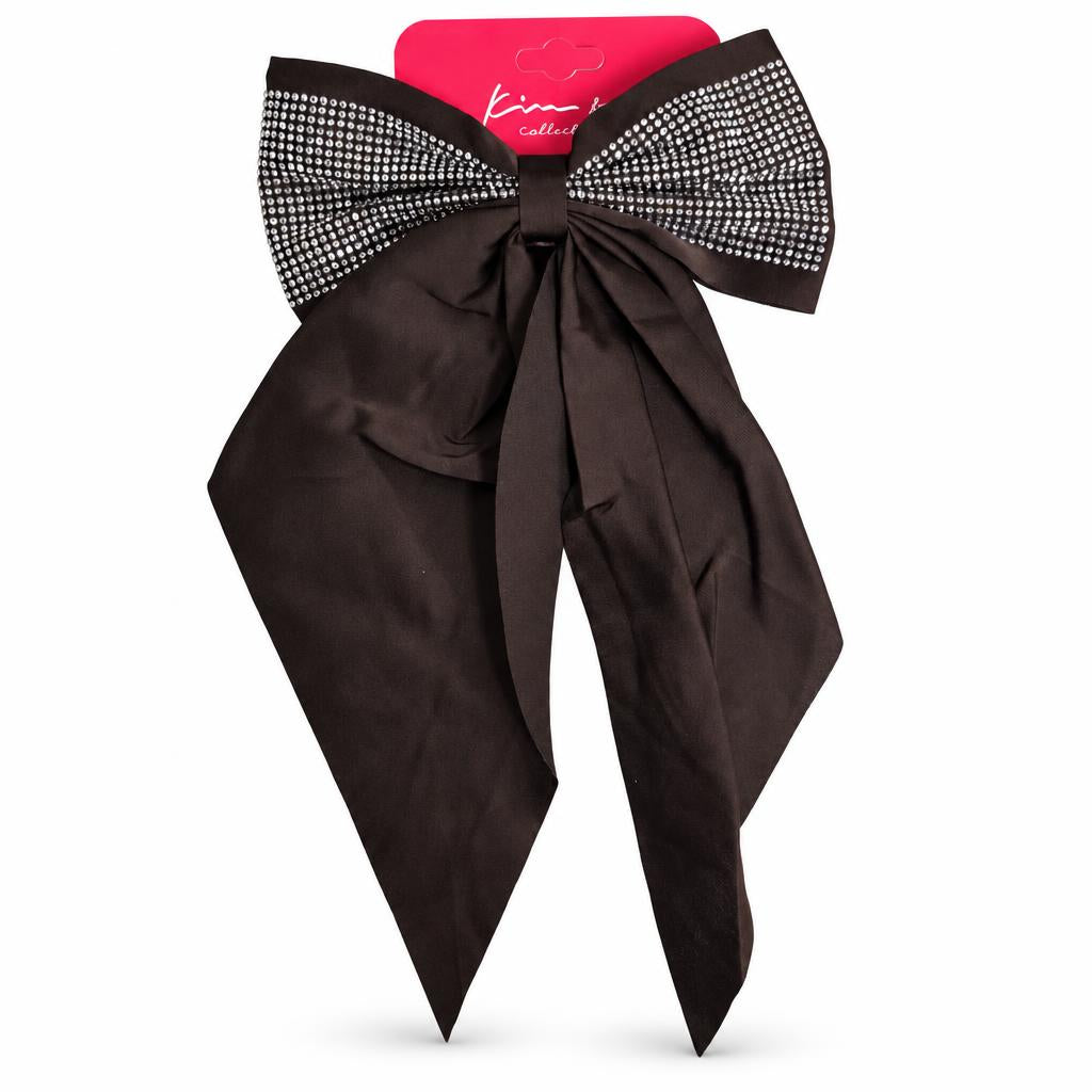 KIM & C Long Tail Bow Clip with Hotfix