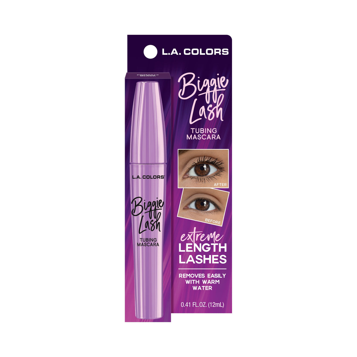 L.A. COLORS Biggie Lash Mascara (0.41oz) - Black
