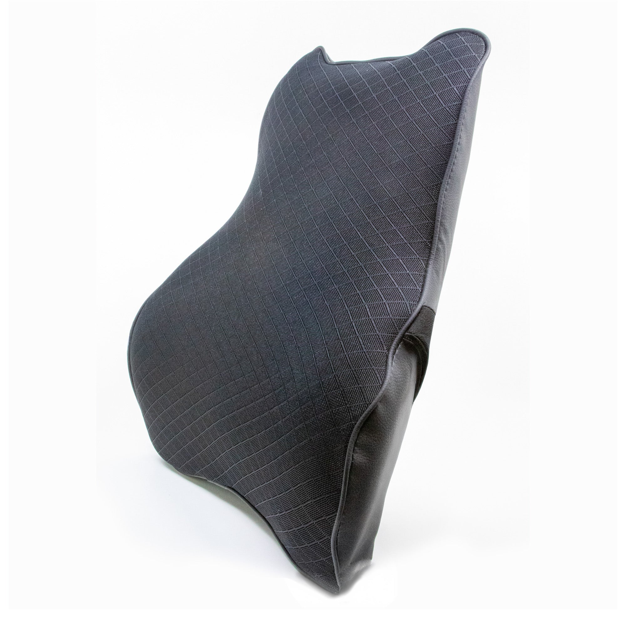 Intervision Premium Memory Foam Back Support Cushion - Black