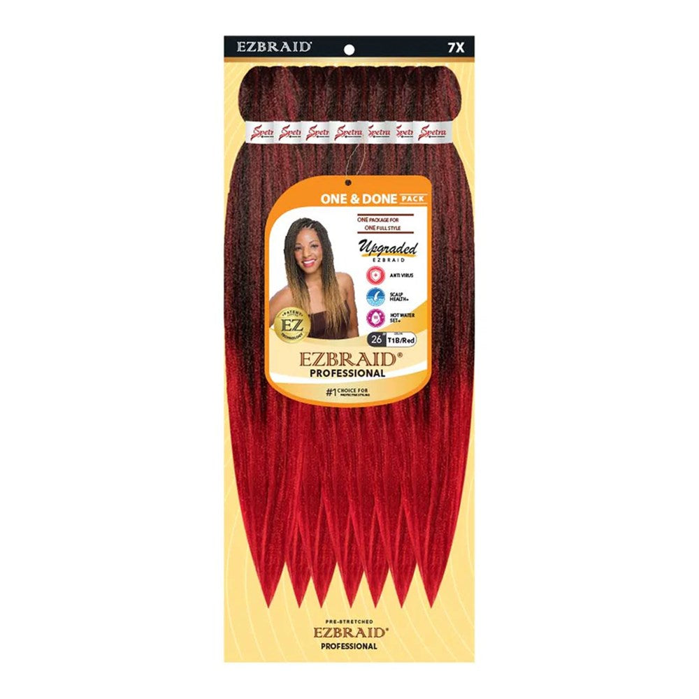 EZBRAID Professional 7X One & Done Pre-Stretched Braid (26inch)