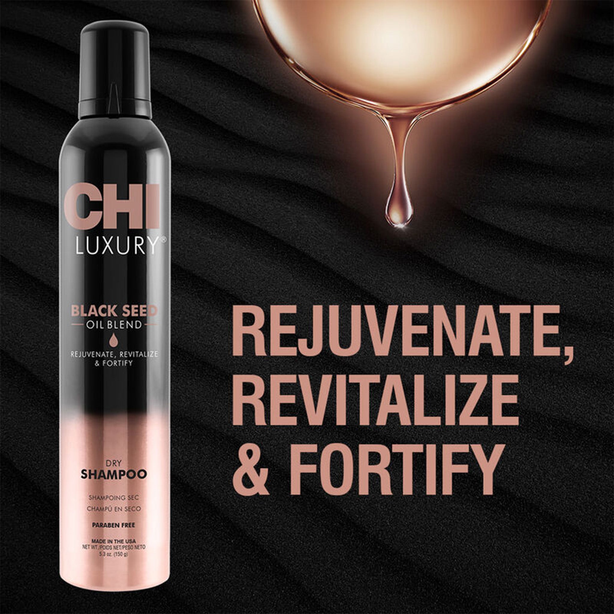 CHI Luxury Black Seed Oil Blend Dry Shampoo - 5.3oz