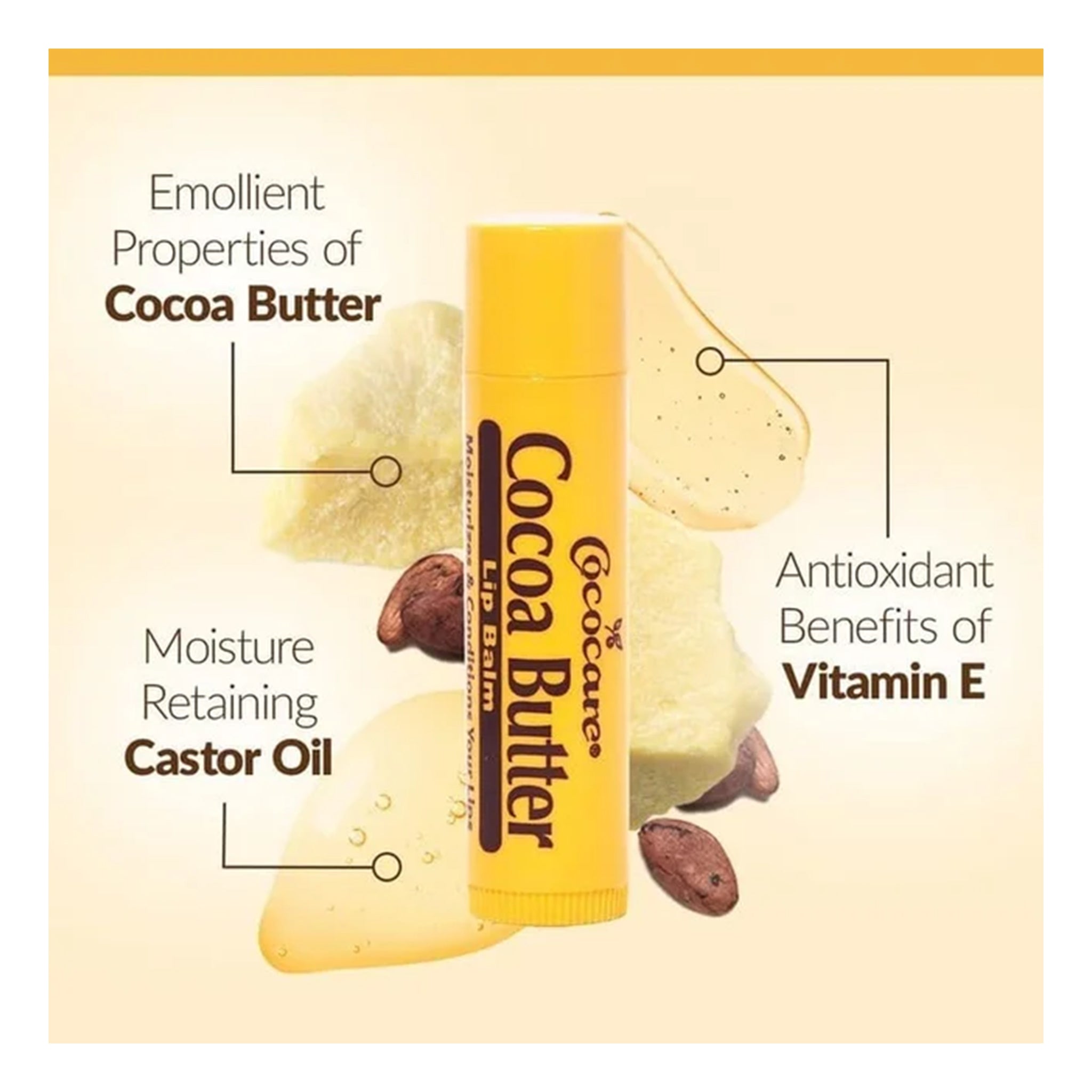 COCOCARE Cocoa Butter Lip Balm (0.15oz) - Aone Beauty Supply Online Store