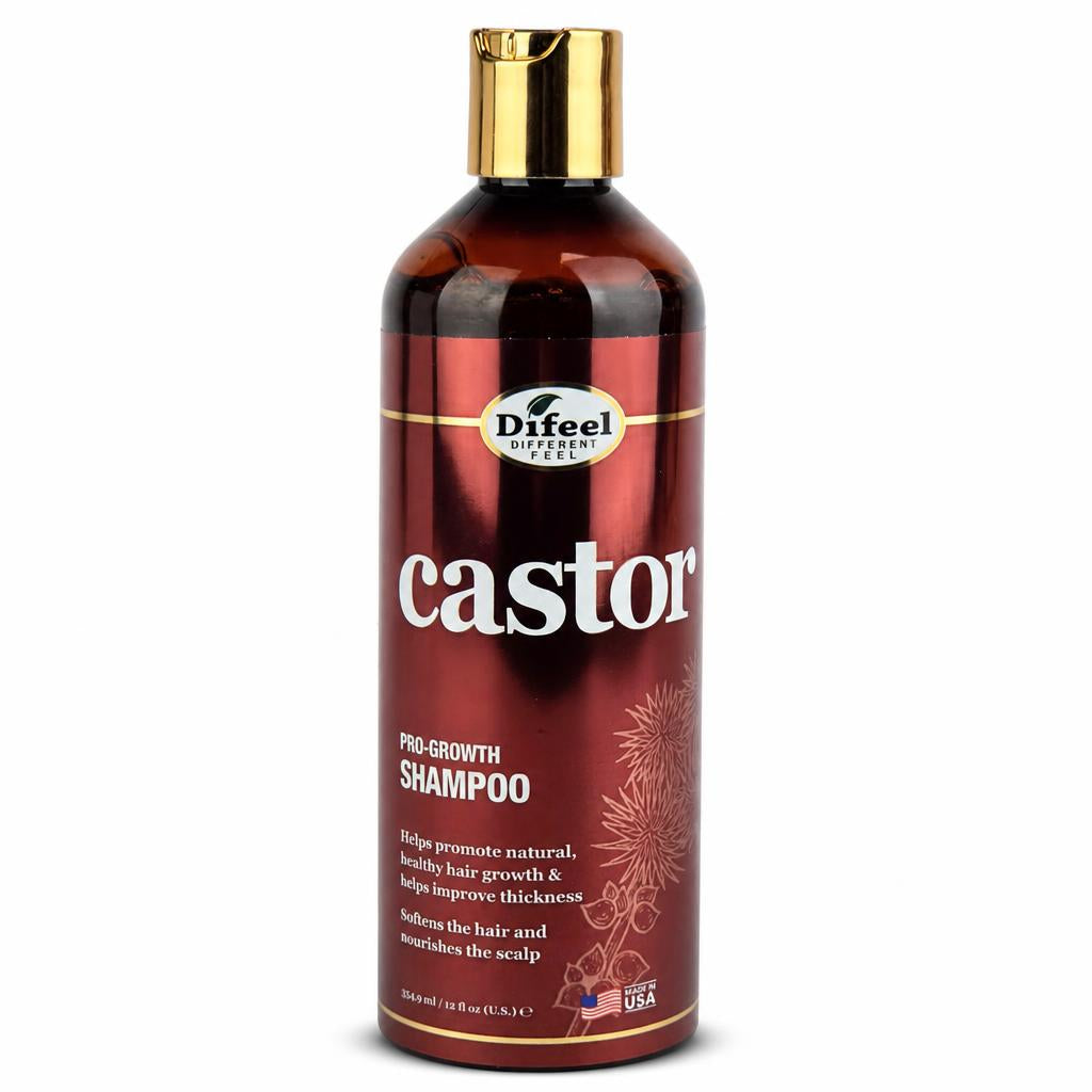 Difeel(Sunflower)  Castor Pro-Growth Shampoo (12oz)