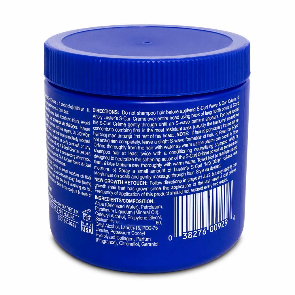 SCURL Texturizer Wave & Curl Creme [Maximum Strength] (15oz)