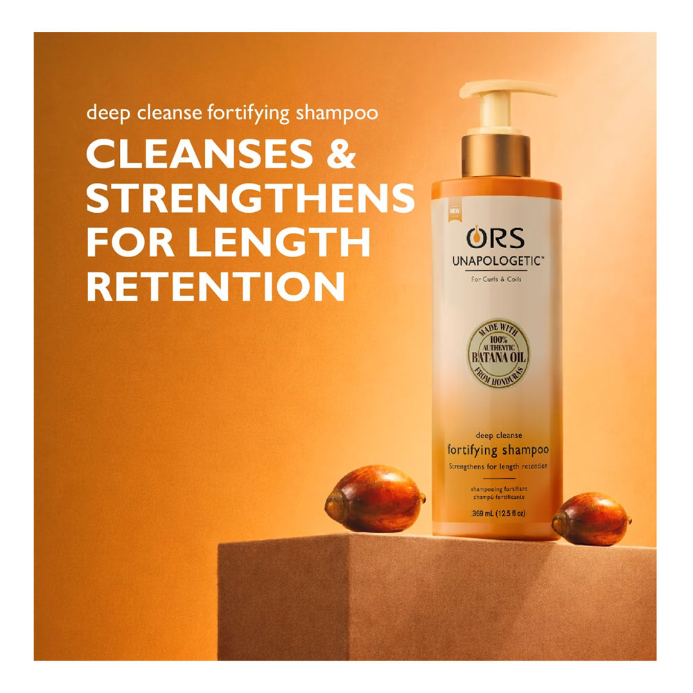 ORS Unapologetic Batana Oil Deep Cleanse Fortifying Shampoo (12.5oz)
