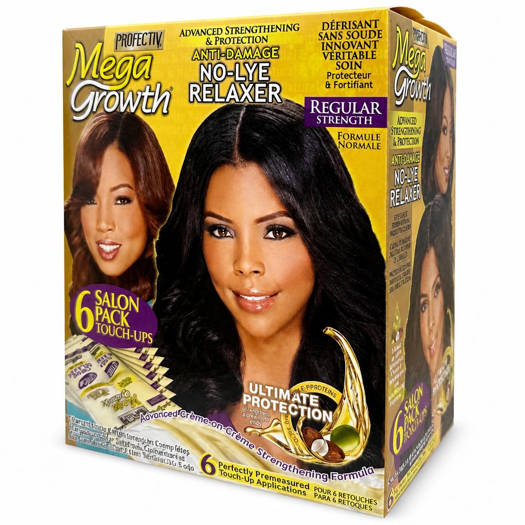 PROFECTIV No-Lye Relaxer Kit [6 Touch Up] (Reg)