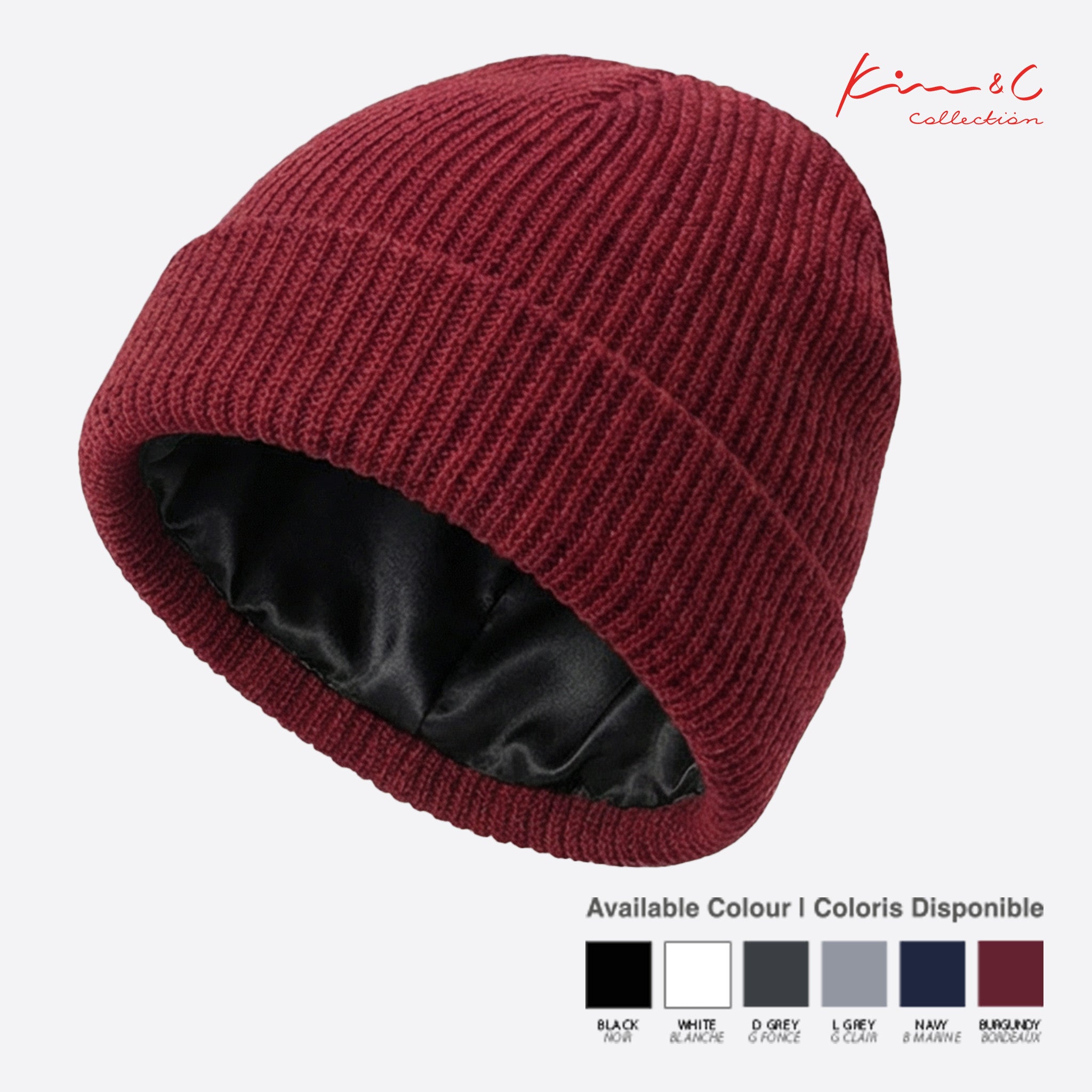 Kim & C Satin Lined Beanie - Aone Beauty Supply Online Store