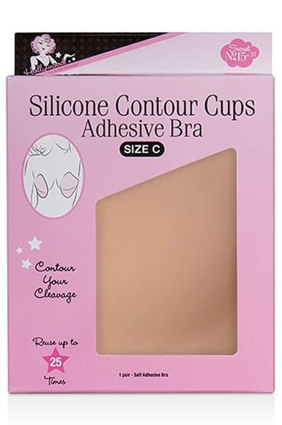 HOLLYWOOD FASHION SECRETS Silicone Contour Cups Adhesive Bra [1Pair]