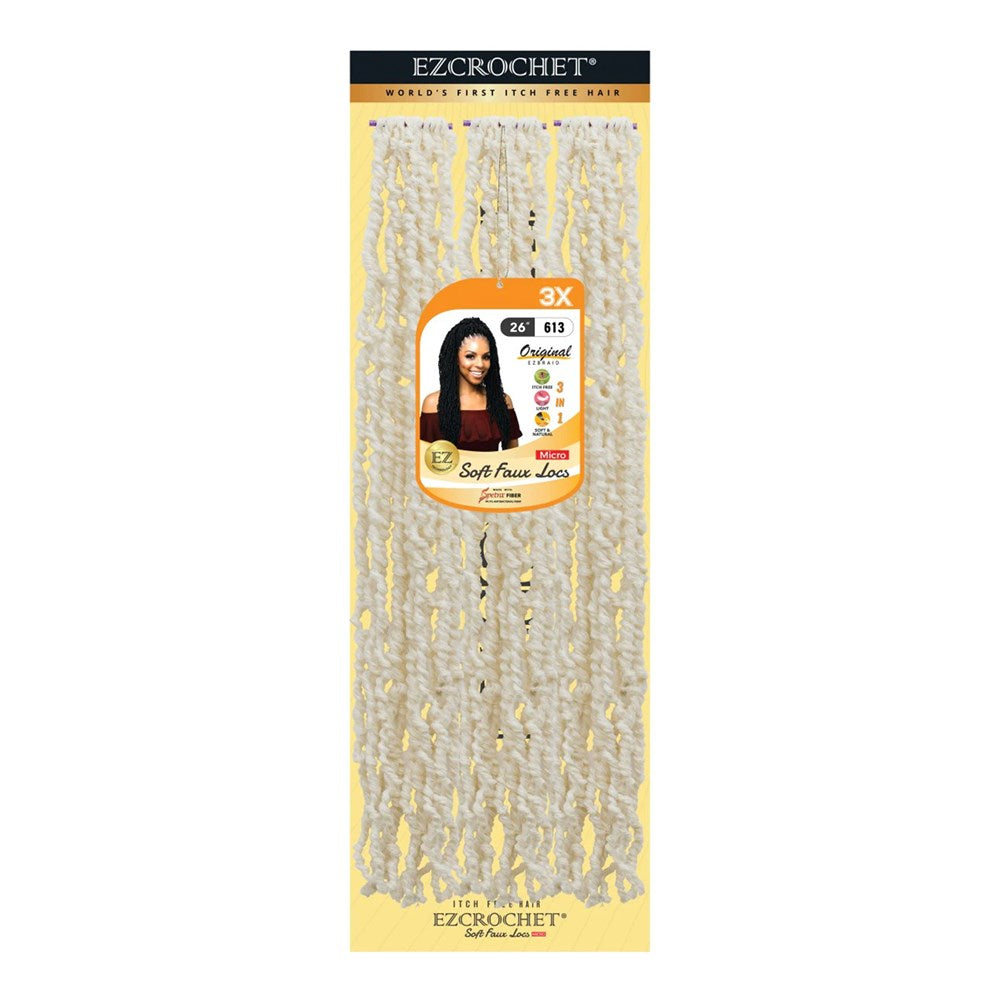 EZBRAID Ezcrochet 3X Soft Faux Locs Braid (26inch)