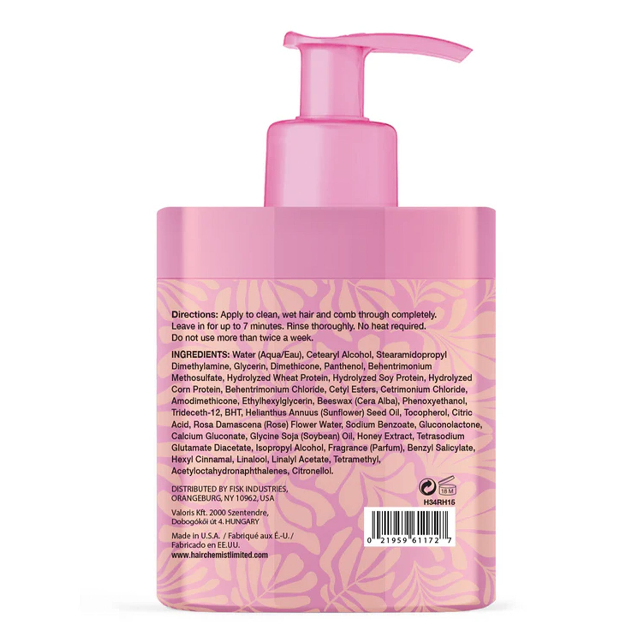HAIR CHEMIST LIMITED Rose Honey Hair Mask (15oz)