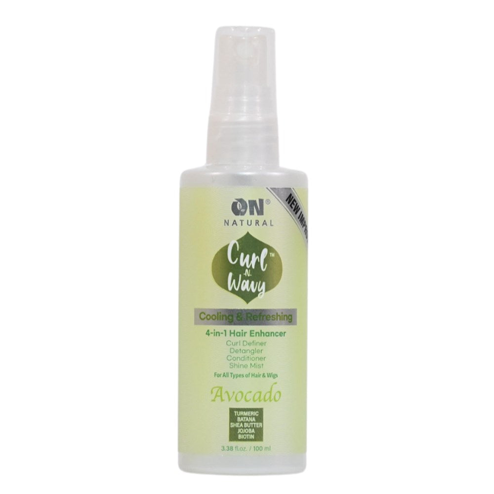 ON NATURAL Curl & Wavy Avocado 4-In-1 Enhancer Conditioner & Detangler