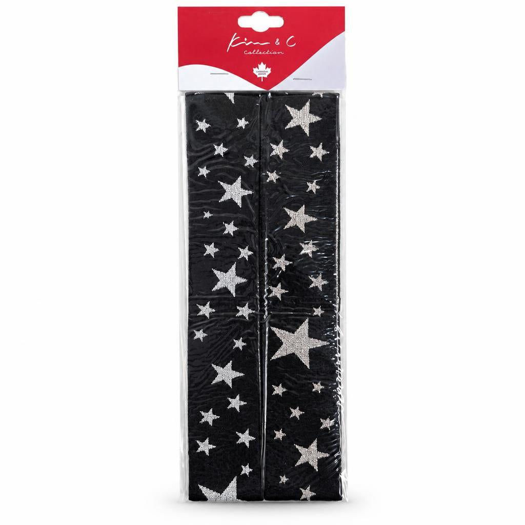 KIM & C Trendy Printed Elastic Headband Set (2pc)