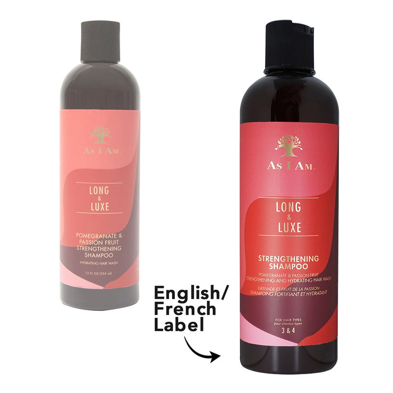 AS I AM Long and Luxe Strengthening Shampoo (12oz)