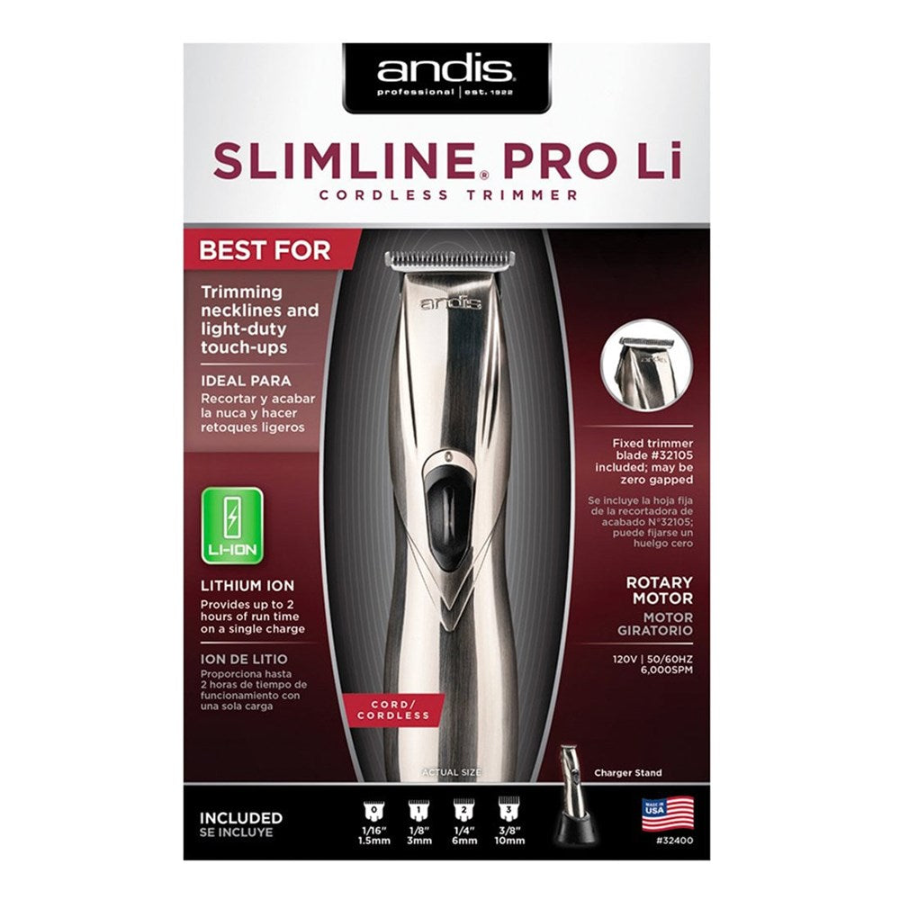 ANDIS Slimline Pro Li Cordless Trimmer [CUL Certified]