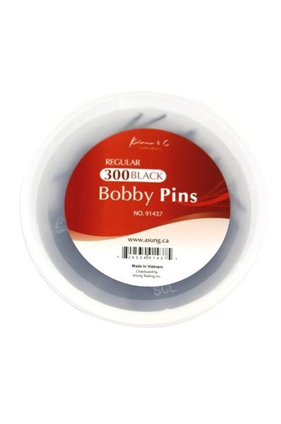 KIM & C 300pcs Regular Bobby Pins (300pcs/jar)
