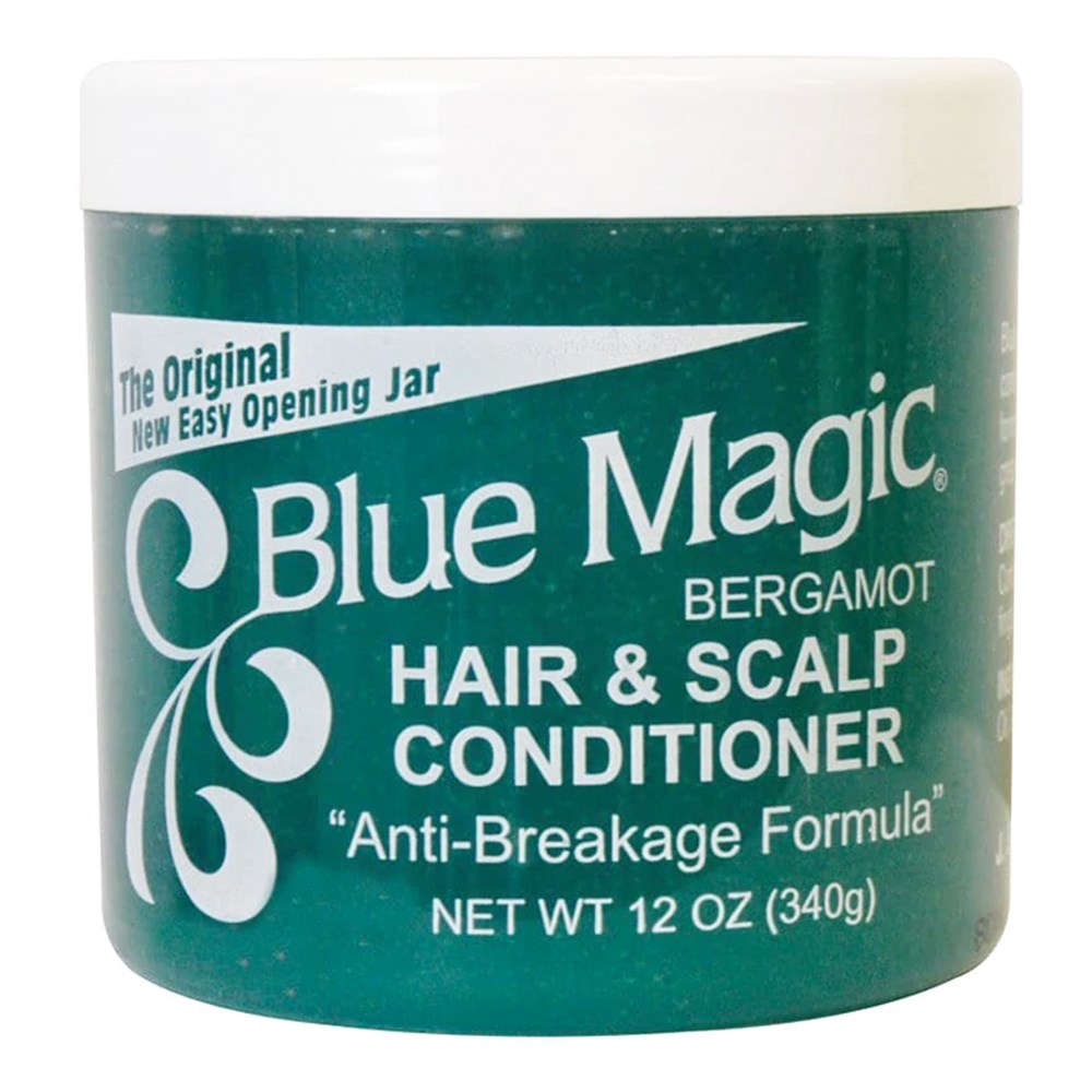 BLUE MAGIC Bergamot Hair & Scalp Conditioner (Green) 12oz
