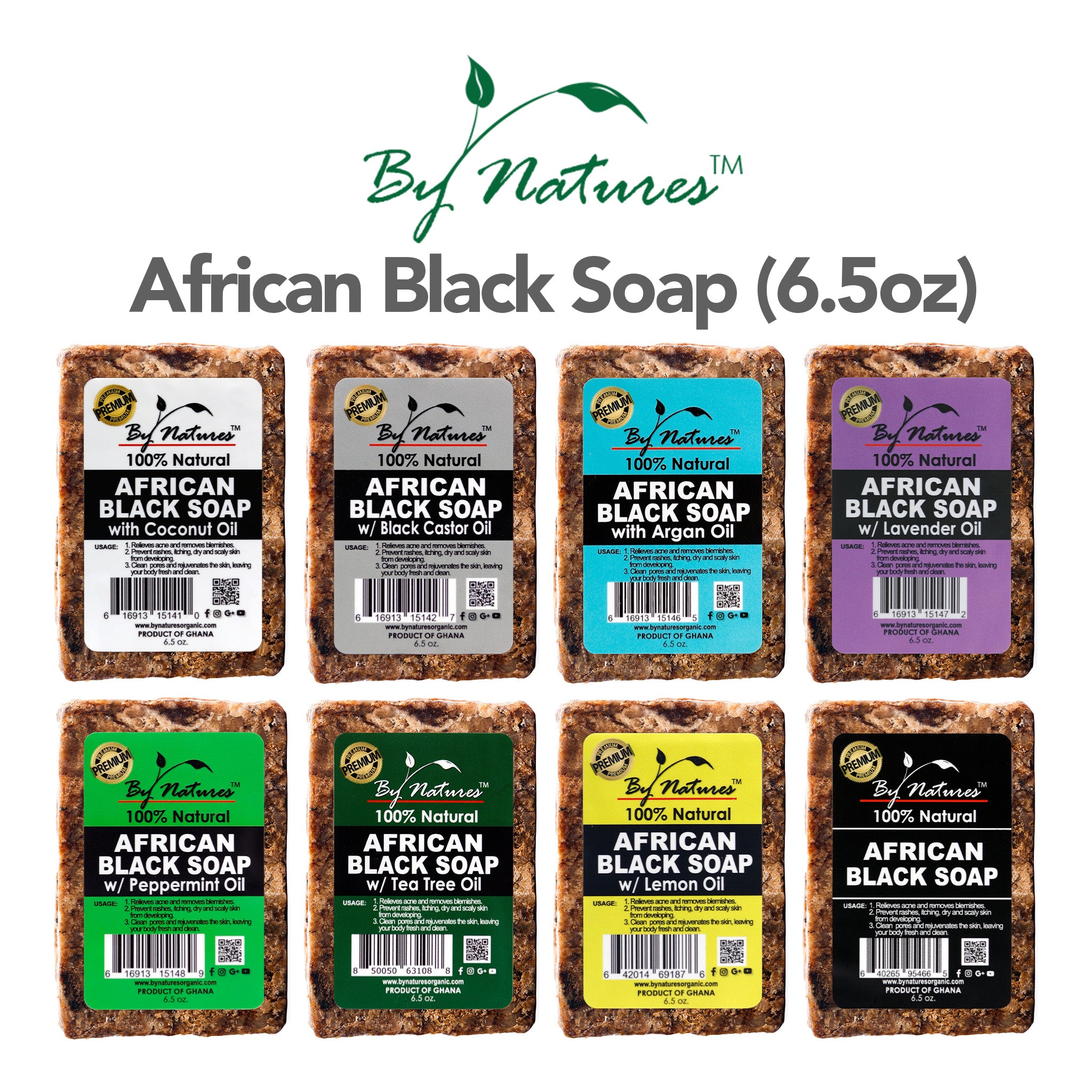 BY NATURES African Black Soap (6.5oz)