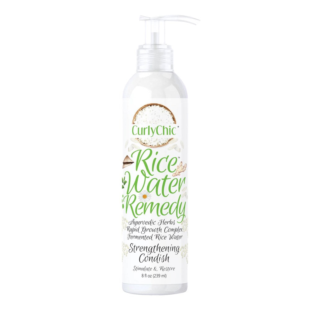 CURLY CHIC Rice Water Remedy Strengthening Conditioner (8oz)