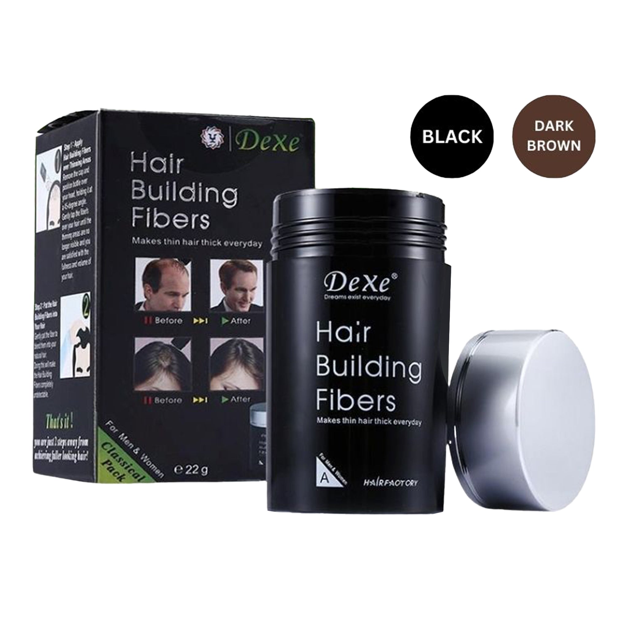 DEXE Hair Building Fibers (22g)