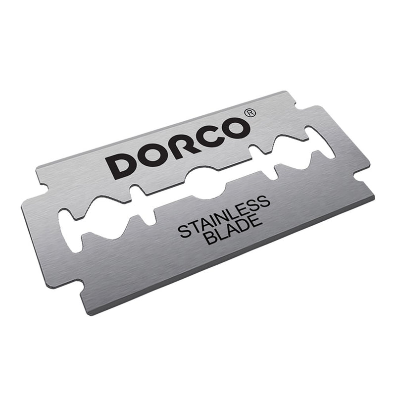 DORCO Platinum Stainless Steel Blades Blue ST300 [10 BladesX10packs/Box]