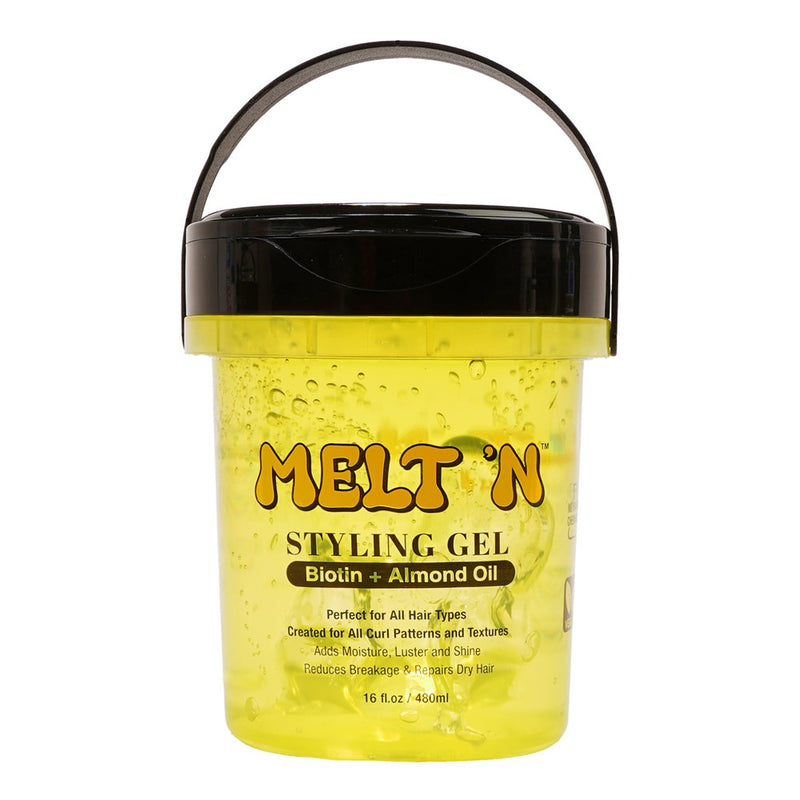 EBIN MELT'N Styling Gel Yellow [Biotin + Almond Oil]